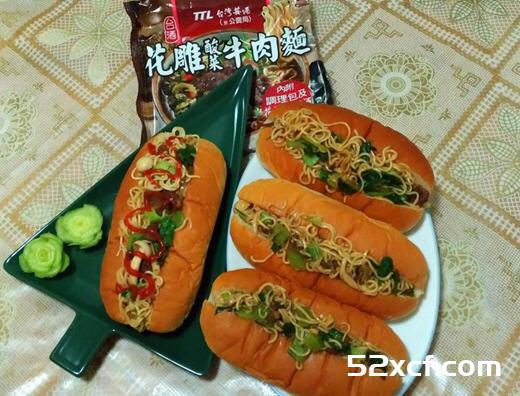 台酒泡面大亨堡的做法