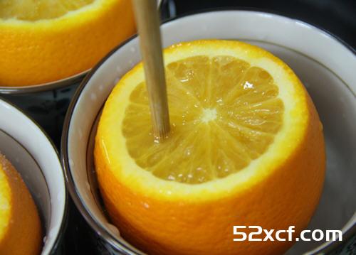 盐蒸橙子治咳嗽的做法