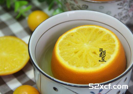 盐蒸橙子治咳嗽的做法