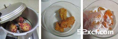 芝麻红薯豆沙饼的做法