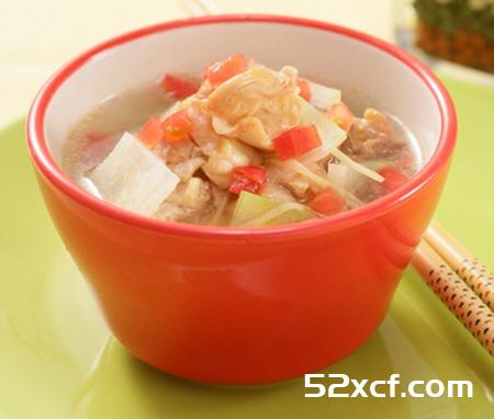 番茄冬瓜炖鸡腿肉的做法