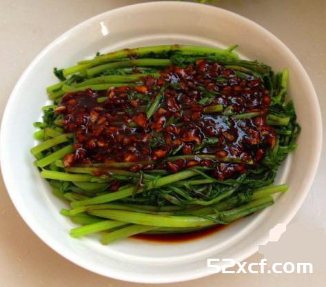 白灼茼蒿的做法