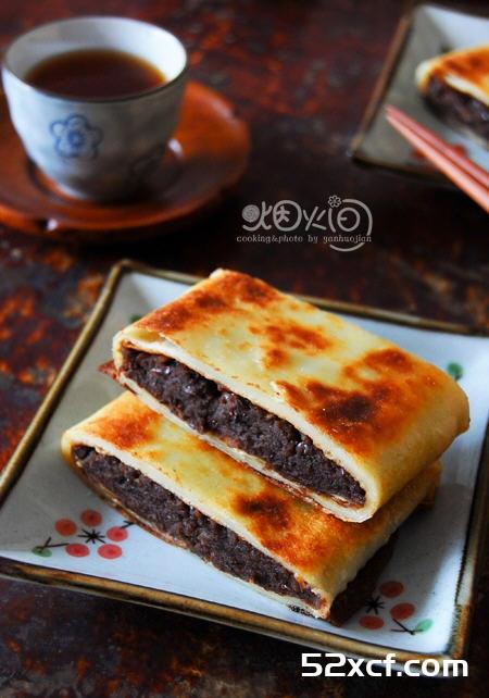 豆沙锅饼的做法