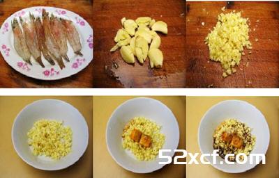 腐乳蒜蓉虾的做法