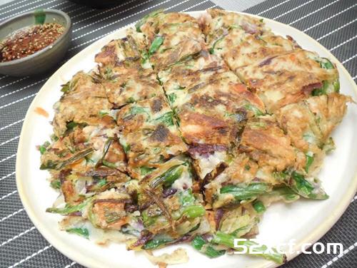 韩国韭菜海鲜饼的做法