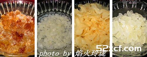 桃胶皂角米炖雪耳的做法