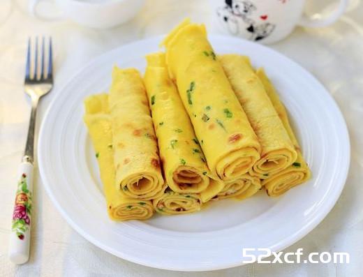 黄金玉米面鸡蛋葱花饼的做法