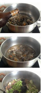 丝瓜毛豆河蟹汤的做法