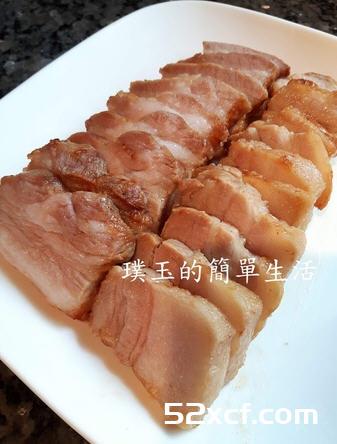 气炸锅炸咸猪肉的做法