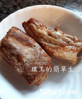 气炸锅炸咸猪肉的做法