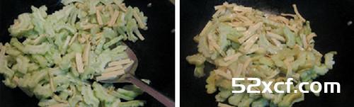 鸡蛋豆皮炒苦瓜的做法
