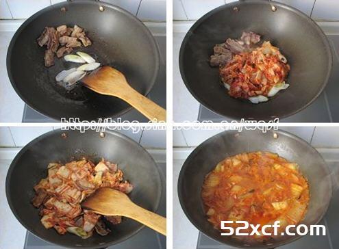 韩式泡菜豆腐汤的做法
