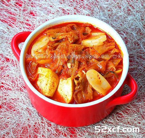 韩式泡菜豆腐汤的做法