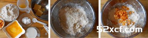 糖渍橙皮司康的做法
