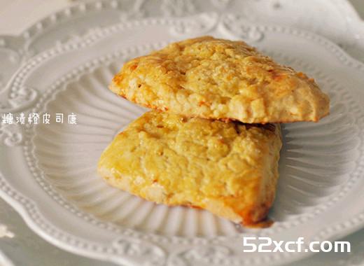 糖渍橙皮司康的做法
