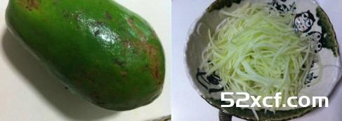 泰式凉拌青木瓜的做法