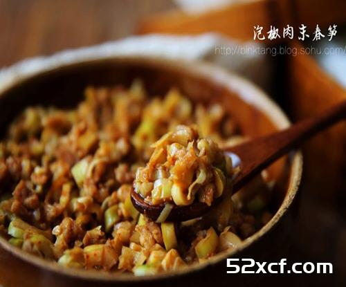 泡椒肉末春笋的做法