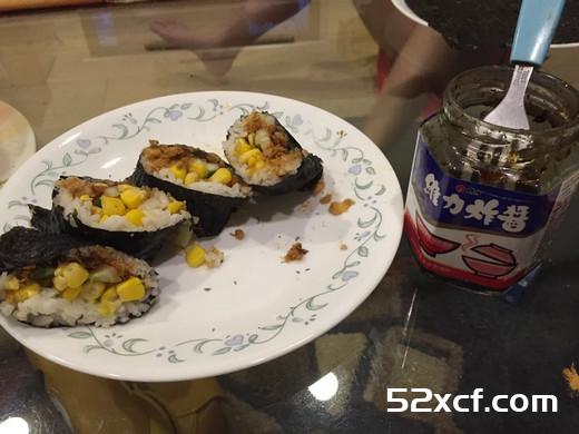 用维力炸酱5分钟做简易寿司制作方法图解