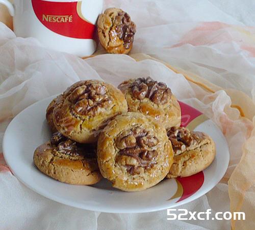 燕麦核桃仁酥糖小西饼