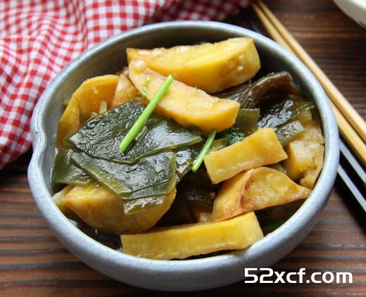 土豆炖海带的做法