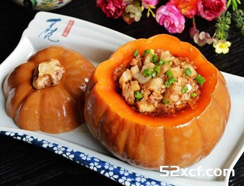 糯米藕蒸南瓜的做法