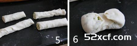 平底锅煎葱油饼的做法