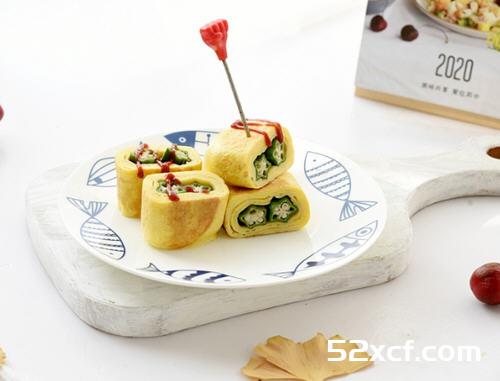 秋葵厚蛋烧的家常做法