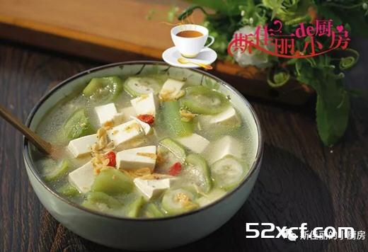 丝瓜豆腐汤的做法