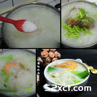 芦笋滑鸡粥的做法