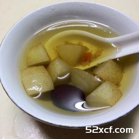 雪梨桂花甜汤的做法