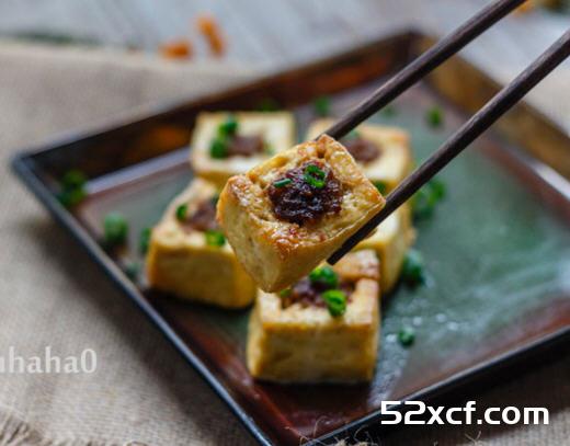 没有油的炸豆腐盒子做法
