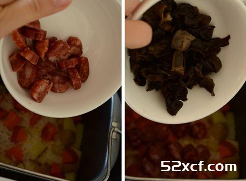 面包机石锅拌饭的做法