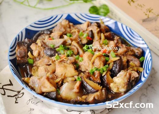 广东香菇蒸滑鸡的做