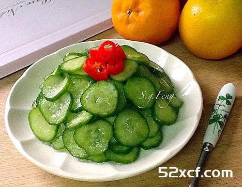 糖醋黄瓜片的做法