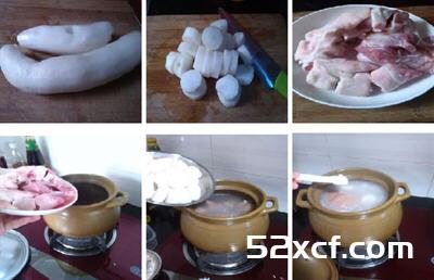 猪手白萝卜汤的做法
