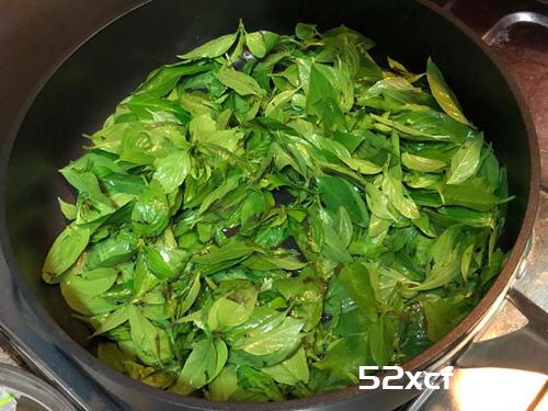 苦茶油九层塔煎蛋的做法