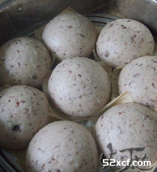 红豆馒头的做法
