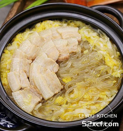 东北酸菜五花肉炖粉条