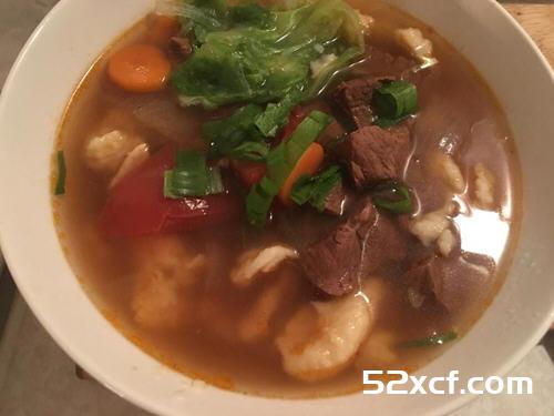 番茄牛肉面疙瘩的做法