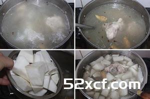 棒骨萝卜汤的做法