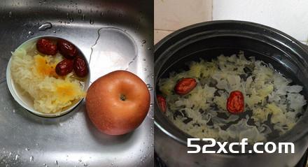苹果银耳糖水的做法