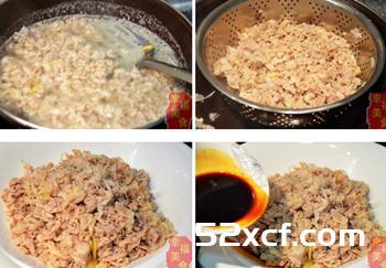 油泼金针菇羊肉的做法