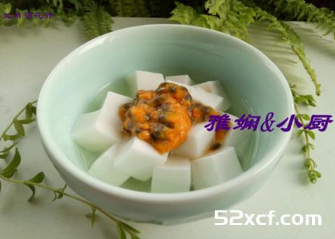 百香果杏仁豆腐的做法