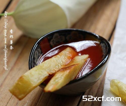 香炸薯条的做法