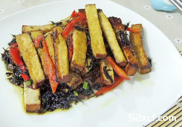 橄榄菜炒豆腐干的做法
