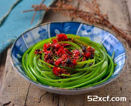 手撕蒜苔的家常做法