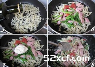 午餐肉意粉沙拉的做法