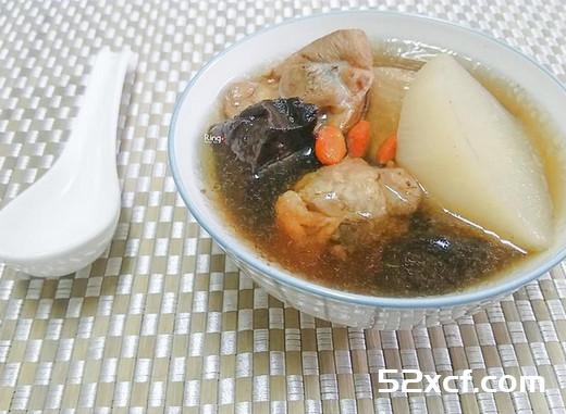 黑菜脯鸡汤的做法