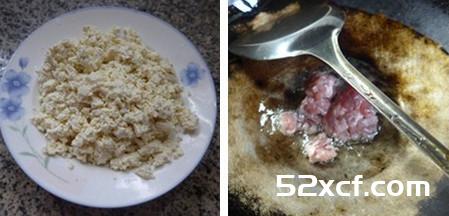 橄榄菜猪肉末炒豆腐的做法