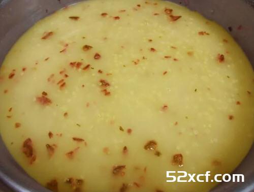 玫瑰冰糖黄小米粥的做法